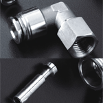 Stainless Steel Push in Fittings (PT, R, BSPT, NPT)