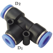 Push in Fittings PGE Union Tee Reducer