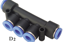 Push in Fittings PKG Union Branch Reducer