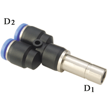 Push in Fittings PWJ Plug-in Y Reducer