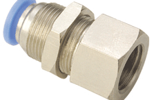 Push in Fittings PMF Bulkhead Female Connector