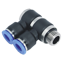 BSPP one touch tube fittings male double banjo