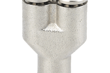 Brass push-in Union Y fittings