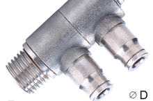 BDPH Double Male Swivel Banjo