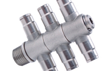 BTPK Triple Male Swivel Banjo